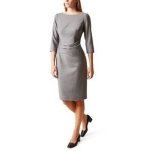 NWOT  HOBBS LONDON Mary Pinstripe Sheath Dress Size 10